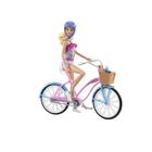 Boneca Barbie Com Bicicleta: Figura Com Bike Mattel Ciclista