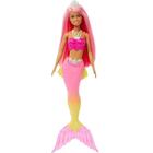 Boneca Barbie Dreamtopia Sereia Morena Cabelo Rosa - Mattel