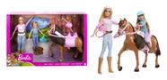 Boneca Barbie e Stacie - Lições de Montar Cavalo - Mattel
