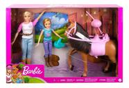 Boneca Barbie E Stacie Liçoes Montar A Cavalo Mattel - Gxd65