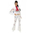 Boneca Barbie Elvis Presley (12 polegadas), Cabelo Pompadour, Macacão Águia Americana