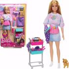 Boneca Barbie Estilista De Cabelo 3+ Hnk95 Mattel