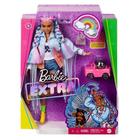 Boneca Barbie Extra Articulada Negra Com Pet Mattel - 887961908497