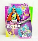 Boneca Barbie Extra Doll Skatista Cabelo Azul Mattel - Grn30
