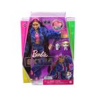 Boneca Barbie Extra Jaqueta De Oncinha Azul 17 HHN09 Mattel