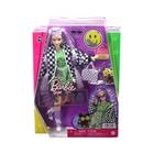 Boneca Barbie Extra Jaqueta Xadrez Com Bolsa E Pet 18 HHN10 Mattel