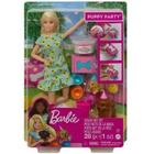 Boneca barbie family aniversario cachorrinho gxv75 - mattel