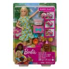 Boneca Barbie Family Aniversário Cachorrinho Infantil mattel