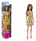 Boneca Barbie Fashion Vestido Amarelo T7439 Original Mattel