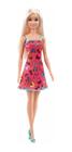 Boneca Barbie Fashion Vestido com Borboletas Rosa Mattel