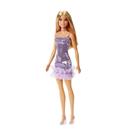 Boneca Barbie Fashion Vestido Glitter - Mattel T7580