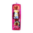 Boneca Barbie Fashionista 180 Negra Afro Loiro Hbv14 Mattel