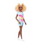 Boneca Barbie Fashionista Negra 180 Afro Coleção 2022 - Mattel