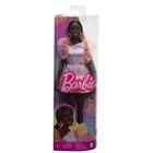 Boneca Barbie Fashionista Vestido Rosa e Laranja 216 Mattel