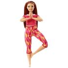 Boneca Barbie - Feita para Mexer - Aula de Yoga - Calça Tie Dye - Mattel