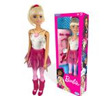 Boneca barbie gigante 70cm profissões large doll pupee