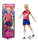 Boneca Barbie Jogadora De Futebol Loira Camisa 09 - Mattel