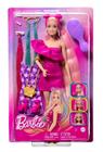 Boneca Barbie Loira Totally Hair Neon - Mattel HKT96