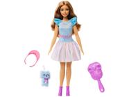 Boneca Barbie Minha Primeira Boneca Vestidos e - Animais de Estimação com Acessórios Mattel