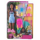 Boneca Barbie Negra Dia De Acampamento HDF74 - Mattel