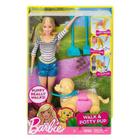 Boneca Barbie Passeio Com Cachorrinho Dwj68 Mattel