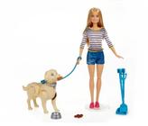 Boneca Barbie Passeio Com Cachorrinho - Mattel