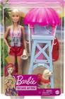 Boneca Barbie Playset Posto Salva Vidas - Mattel Gtx69