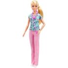 Boneca Barbie Profissões Enfermeira Pediatra - DVF50 GTW39 - Mattel