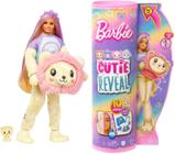 Boneca Barbie Reveal Cutie Leão Série Camisetas Fofas - Mattel