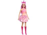 Boneca Barbie Saia de Unicórnio de Sonho Rosa - com Sapatos Faixa e Cauda Mattel