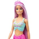 Boneca Barbie Sereia Cabelo Longo Dos Sonhos Mattel - HRP99