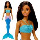 Boneca Barbie Sereia Dreamtopia Morena Cauda Azul