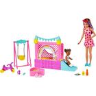 Boneca Barbie Skipper Babysitters com Cenário Parque Infantil Pula-Pula - HHB67 - Mattel