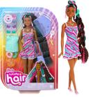Boneca Barbie Totally Hair Vestido Borboleta 3+ HCM91 Mattel
