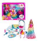 Boneca Barbie Unicórnio Arco Íris Colorido 28Cm Mattel Gtg01