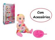 Boneca Bebê Reborn - Menina - Rosa - 39 cm - Brink Model -  superlegalbrinquedos