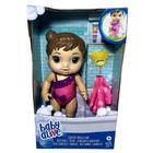Boneca Bebê Baby Alive Menina Morena Banho Com Acessórios Chupeta E Toalha - Hasbro Brinquedos