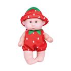 Boneca Bebê Coleção Fruity Baby Com Cheirinho Frutas Morango - Super Toys