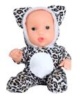 Boneca Bebê Com Pijama De Mamíferos Tininha Zoo Coleção