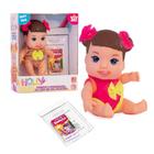 Boneca Bebe Holly Escolinha Com Livrinho Para Colorir - Anjo