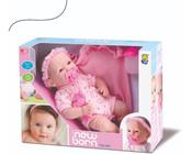 Boneca Bebê Menina Reborn Faz Xixi C/ Chupeta Newborn - Divertoys