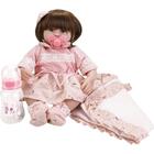 Boneca Bebê Reborn - Menina - Rosa - 39 cm - Brink Model -  superlegalbrinquedos