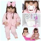 Bebê Reborn Realista Abigail 04 - Kit Completo - Lanny Baby - Bonecas - Magazine Luiza