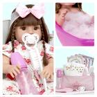 Boneca Bebê Reborn Baby 100% Silicone + 14 Itens Lançamento