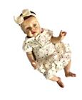 Boneca Bebe Reborn By Baby Dolls Molde Chloe Corpo Pano