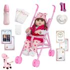 Boneca Bebe Reborn Girafa Grande Completa Diversos Itens - Cegonha Reborn Dolls