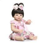 Boneca Bebê Reborn Negra Realista Malkitoys Silicone 55cm - Malki toys