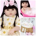 Boneca Bebê Reborn Real 100% Silicone Morena Lindos Itens - Cegonha Reborn Dolls