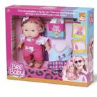 Boneca Bee Baby Faz Xixi + Acessórios - Bee Toys - Toys Bee