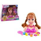 Boneca de estilo  Cabeça de boneca para maquiagem com secador de cabelo, Boneca Beleza Cosmética Coleção de Bonecas Pretend Play Beauty Conjunto de  Cosméticos Praticar Trança de Cabelo para N.r : 